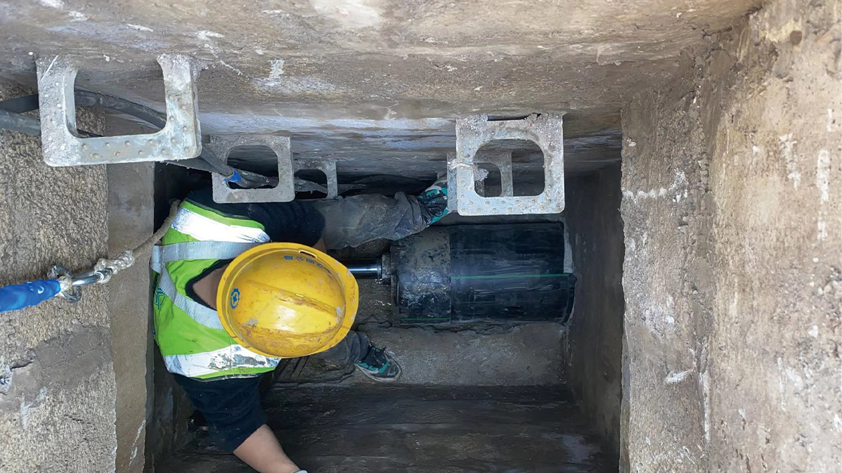 元宝山HDPE短管内衬法